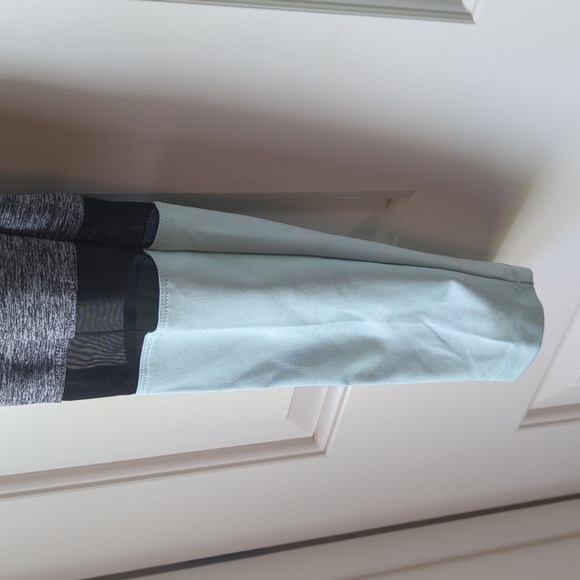 Gray and Mint Leggings - Picture 2 of 7